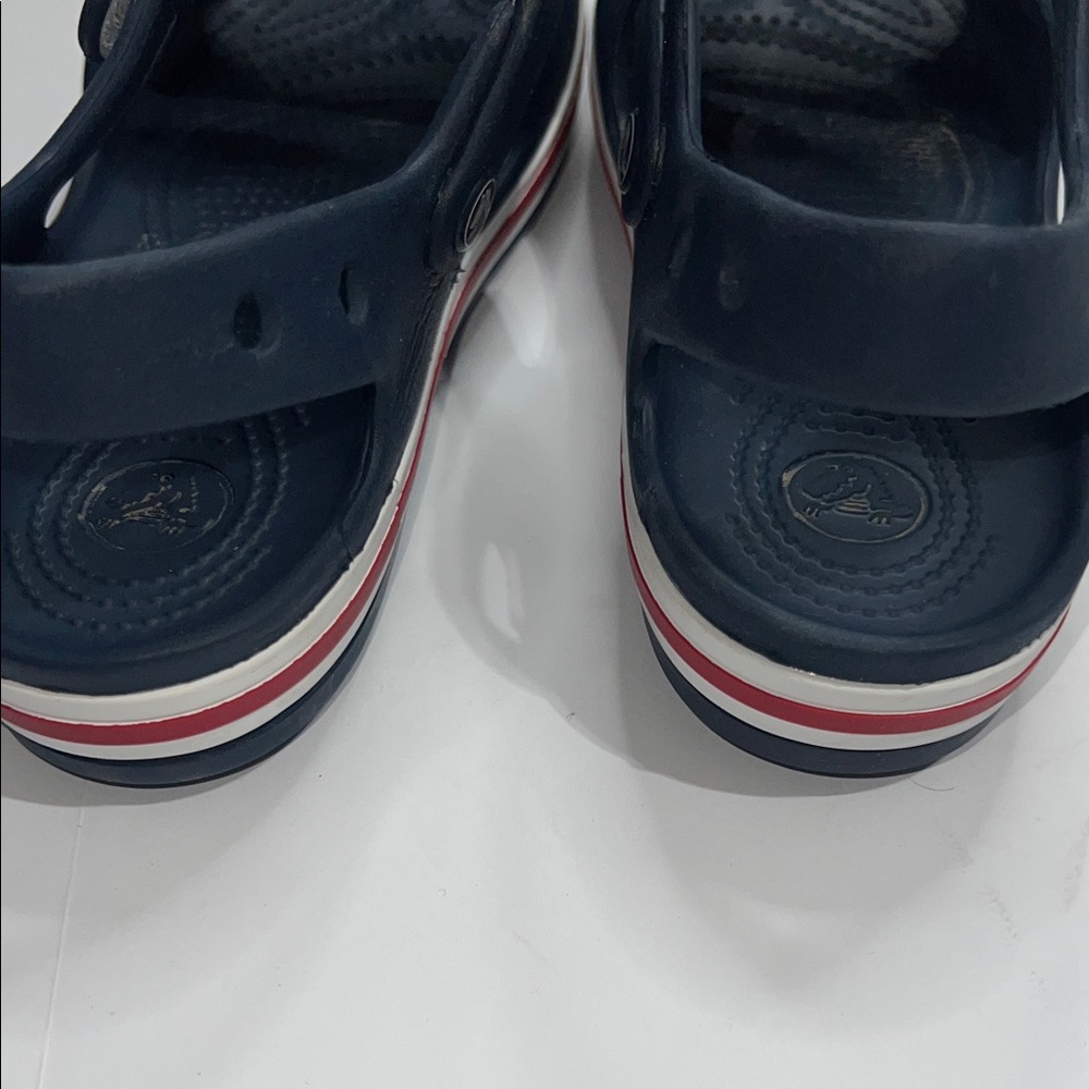 Kids CROCS Navy Blue Sandals size 2 - Picture 5 of 8